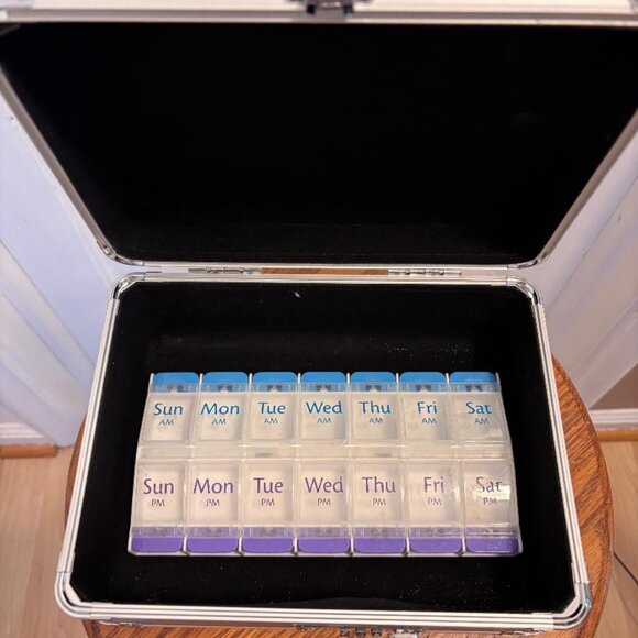 Medicine Safe Aluminum with Combination Lock Includes Free Pill Case! - Picture 1 of 9